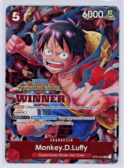 MONKEY D. LUFFY TREASURE CRUISE WINNER PACK VOL.5 PROMO 2023 NEAR MINT - Image 1