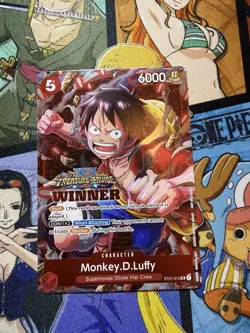 MONKEY D. LUFFY TREASURE CRUISE WINNER PACK VOL.5 ONE PIECE PROMO 2023 NEAR MINT - Image 1