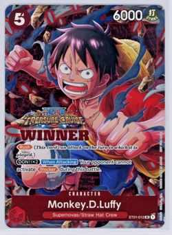MONKEY D. LUFFY TREASURE CRUISE WINNER PACK VOL.5 PROMO 2023 NEAR MINT READ - Image 1