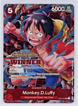 MONKEY D. LUFFY TREASURE CRUISE WINNER PACK VOL.5 ONE PIECE PROMO 2023 NEAR MINT - Image 1