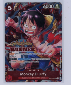 MONKEY D. LUFFY TREASURE CRUISE WINNER PACK VOL.5 ONE PIECE PROMO 2023 NEAR MINT - Image 1