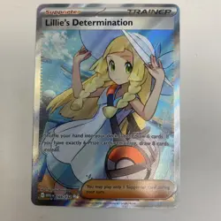 Lillie's Determination 169/132 Mega Evolutions Near Mint Pokemon Card - Image 1