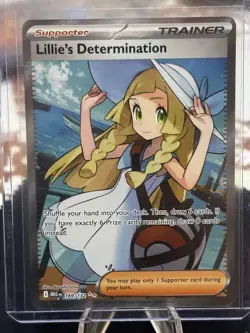 Lillie's Determination 169/132 Mega Evolutions Near Mint Pokemon Card - Image 1