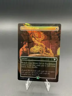 Steelshaper's Gift (Borderless) Commander Masters Foil MTG 0629 - Image 1