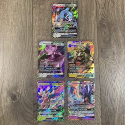 5 x POKEMON GX RARE CARDS LOT TCG CCG INVESTMENT - Image 1