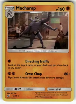 Machamp 13/18 Detective Pikachu NM Pokemon Card TCG - Image 1