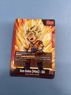 Son Goku (Mini) DA Leader FB05-001 Alt Art New Adventure Dragon Ball Super Card - Image 2