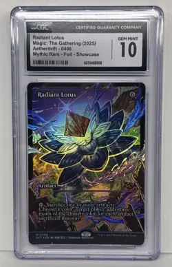 MTG Radiant Lotus / Borderless FOIL #406 - CGC 10 Not PSA - Image 1
