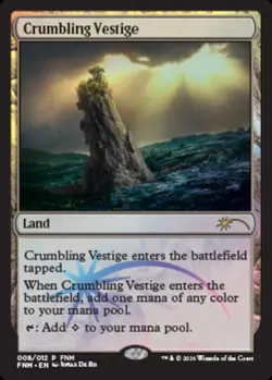 4x MTG Crumbling Vestige - FNM Promo 2016, Light Play, English Promo: FNM - Image 1