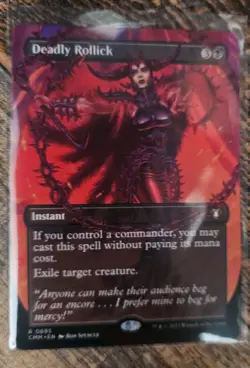 Deadly Rollick (Borderless) Commander Masters Regular - Image 1