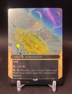 Terrain Generator - Borderless Galaxy Foil - MTG Edge of Eternities - NM - Image 1