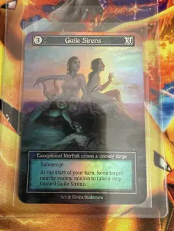 Sorcery Contested Realm Beta - Foil Guile Sirens Curio - Image 1