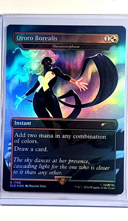 2024 MTG Magic the Gathering Secret Lair Marvel Foil #1746 Storm Ororo Borealis - Image 1