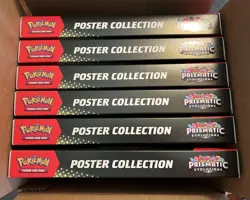 Case of 6 Pokemon Scarlet & Violet Prismatic Evolutions Poster Collection Boxes 196214112537 - Image 2