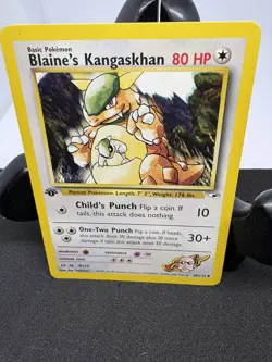 Pokemon TCG Gym Heroes Blaine’s 3 Card Lot #35,36,61/132 1ST Edition Kangaskhan - Image 3