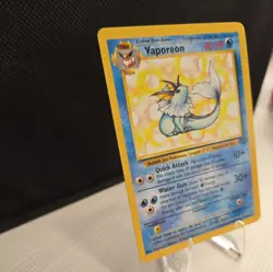 Pokemon TCG: Vaporeon 28/64 Jungle Reg Unlimited WOTC LP - Image 2