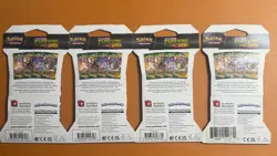 Pokemon TCG Sword & Shield Evolving Skies Sleeved Booster Pack (LOT OF 4) - Image 2