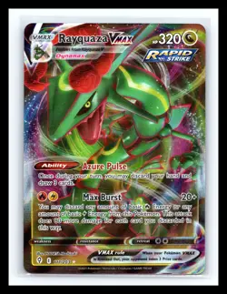💥 Pokemon Card - Rayquaza VMAX Evolving Skies 111/203 Ultra Rare Holo 2021 - Image 1
