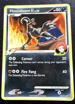 Pokemon: Houndoom 65/111 Rising Rivals Reverse Holo - Image 3