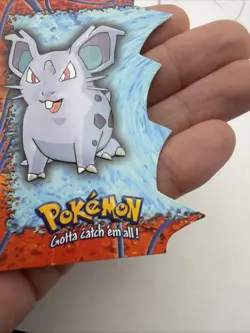 Topps Pokemon Nidoran - Die Cut - EV07 of 12 Trading Card LP - Image 3