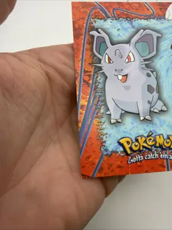 Topps Pokemon Nidoran - Die Cut - EV07 of 12 Trading Card LP - Image 4