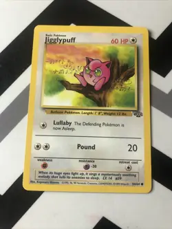 3x Pokemon Jungle Set COMMON Jigglypuff 54/64 WOTC 1999 - Image 2