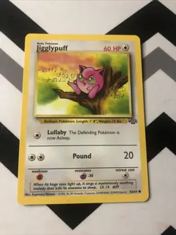 3x Pokemon Jungle Set COMMON Jigglypuff 54/64 WOTC 1999 - Image 4