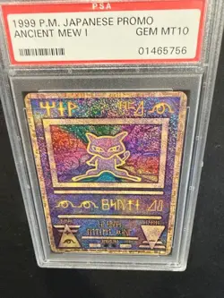 1999 Pokemon Japanese Promo Ancient Mew I CORRECTED - PSA 10 - Image 3