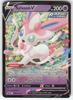 Sylveon V SWSH202 Pokemon TCG Sword & Shield Promo NM - Image 1