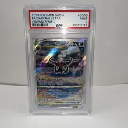 2023 Pokemon SWSH FA/Darkrai VSTAR #GG50 Crown Zenith Galarian Ultra Rare PSA 9 - Image 1