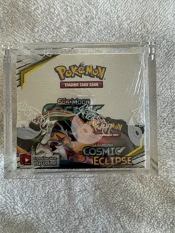 Sun & Moon Booster Box Cosmic Eclipse Factory Sealed Pokemon TCG 36 Packs - Image 1