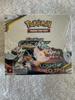 Sun & Moon Booster Box Cosmic Eclipse Factory Sealed Pokemon TCG 36 Packs - Image 2