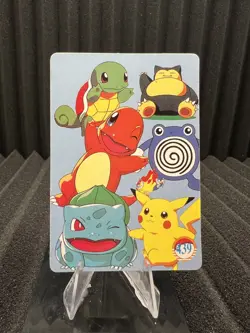 Pokemon Vintage Pocket Monsters Vending HOLO Prism Sticker Bandai 1999 Nintendo - Image 2