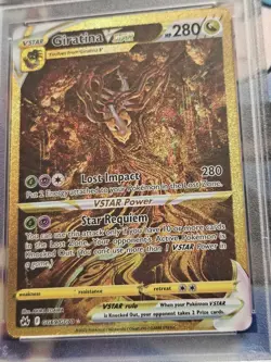 Pokemon Giratina VSTAR Secret Rare Full Art Holo GG69/GG70 Crown Zenith PSA 9 - Image 2