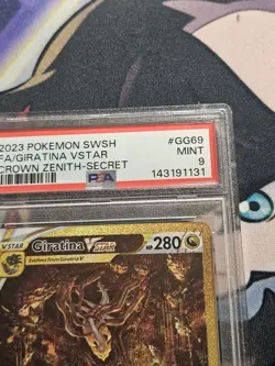 Pokemon Giratina VSTAR Secret Rare Full Art Holo GG69/GG70 Crown Zenith PSA 9 - Image 3