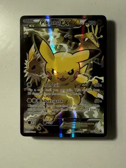 Pikachu EX ⭐ XY124 Holo Promo XY Black Star Promos 2013 Pokemon MP+ to LP ⚡ - Image 1