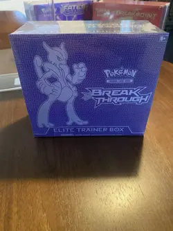 Sealed Pokemon XY Breakthrough Elite Trainer Box (Mega Mewtwo X) Minty W/ Case - Image 2