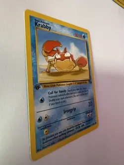 Krabby 1ST EDITION 51/62 Fossil 1999 Regular MINT CONDITION Pokemon TCG - Image 3