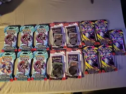 Pokemon TCG Mega Evolution Journey Together Destined Rival Sleeved Packs- 15 Lot - Image 1