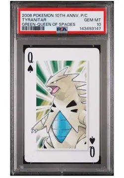 Tyranitar line- PSA 10 - 2006 JPN Pokemon Center 10th Anniversary Poker - Image 3
