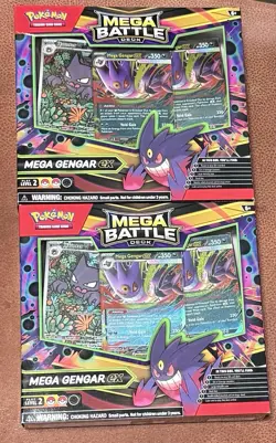 Pokemon TCG Two Mega Gengar Ex Sealed Battle Decks - Image 1