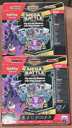 Pokemon TCG Two Mega Gengar Ex Sealed Battle Decks - Image 2