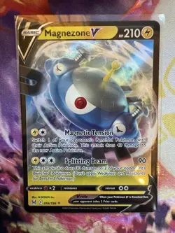 Pokemon TCG Magnezone V Sword & Shield - Lost Origin 056/196 Holo Ultra Rare - Image 1