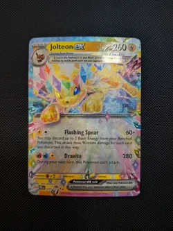 Jolteon EX 030/131 S&V Prismatic Evolutions Double Rare - Pokemon TCG Card NM/M - Image 1