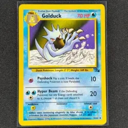 Golduck - 35/62 - Uncommon - Fossil Set - Pokemon Card - NM/M - Image 1