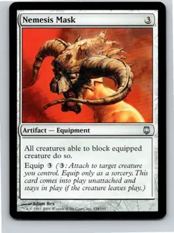 Magic the Gathering Nemesis Mask Darksteel MTG Free Shipping! - Image 1