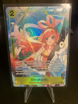 Shirahoshi OP12-102 SR Alternate Art English One Piece Card Game - Image 1