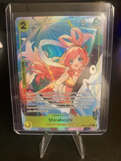 Shirahoshi OP12-102 SR Alternate Art English One Piece Card Game - Image 3