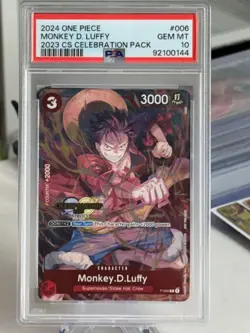 PSA 10 Monkey D Luffy P-006 Championship CS Celebration 2023 One Piece Card - Image 1