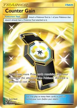Counter Gain - 230/214 - Pokemon Lost Thunder Sun & Moon Secret Rare Card NM - Image 1